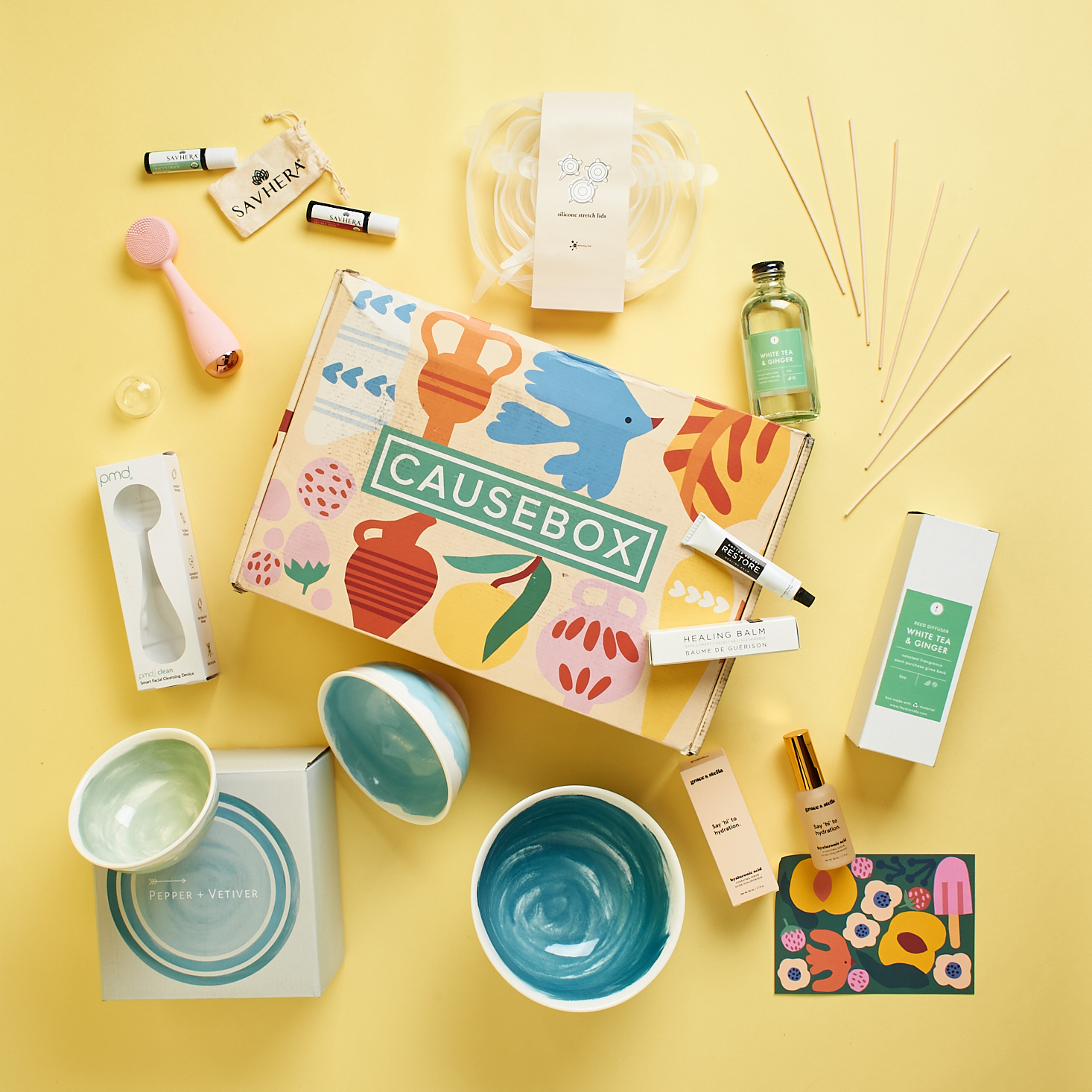 All items from Causebox summer 2020