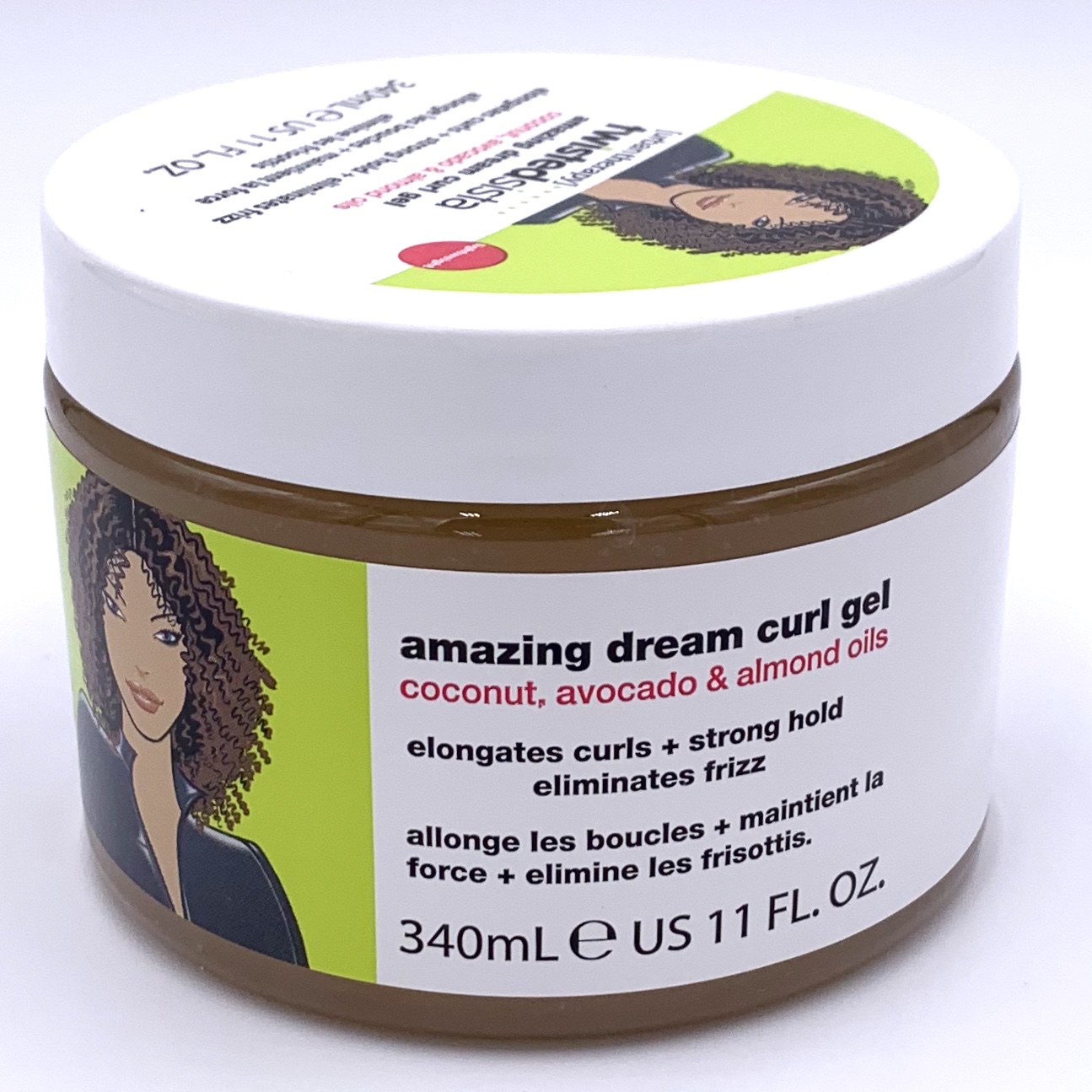 Twisted Sista Amazing Dream Curls Front for Cocotique September 2020