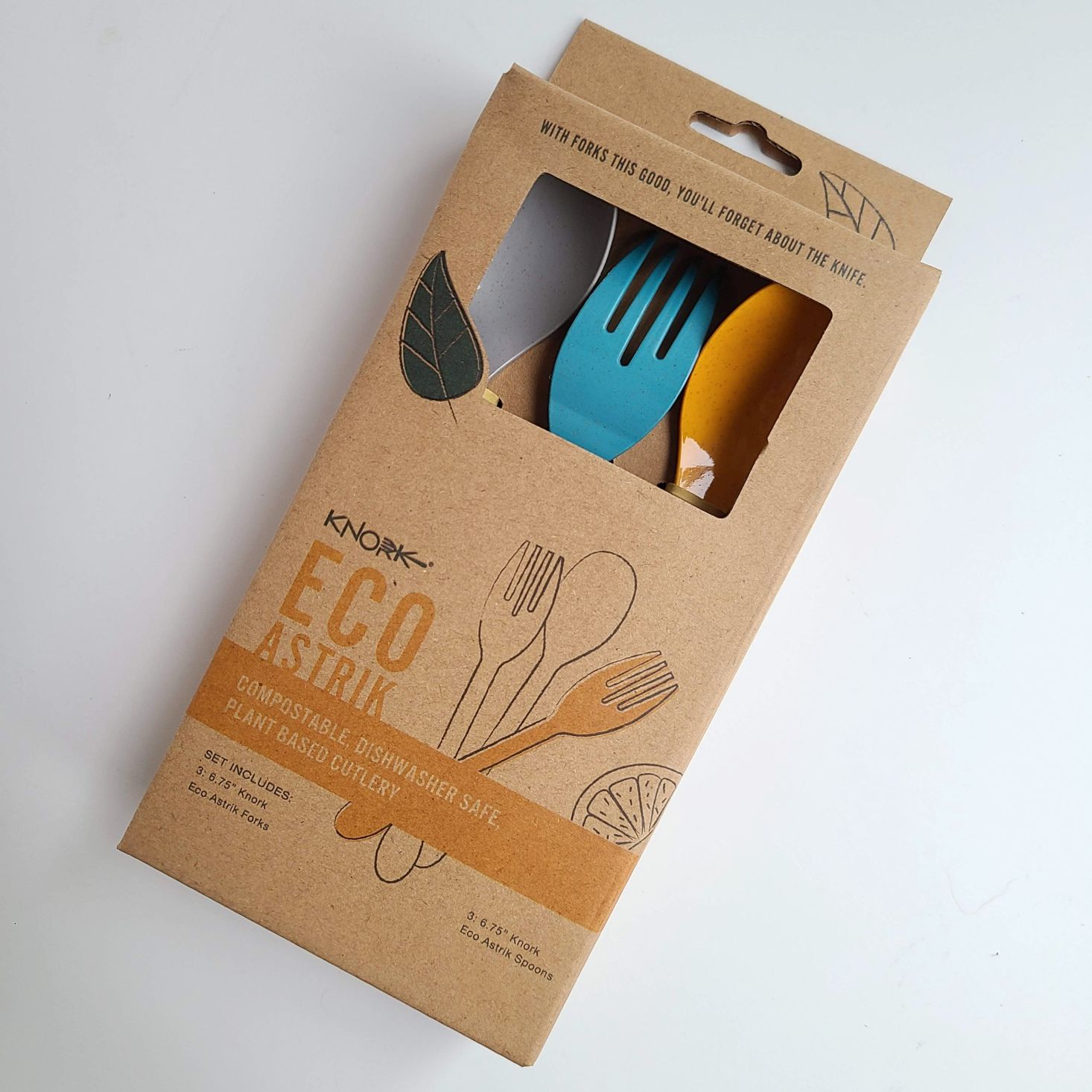 Ecocentric Moms Box August 2020 reusable forks & spoons