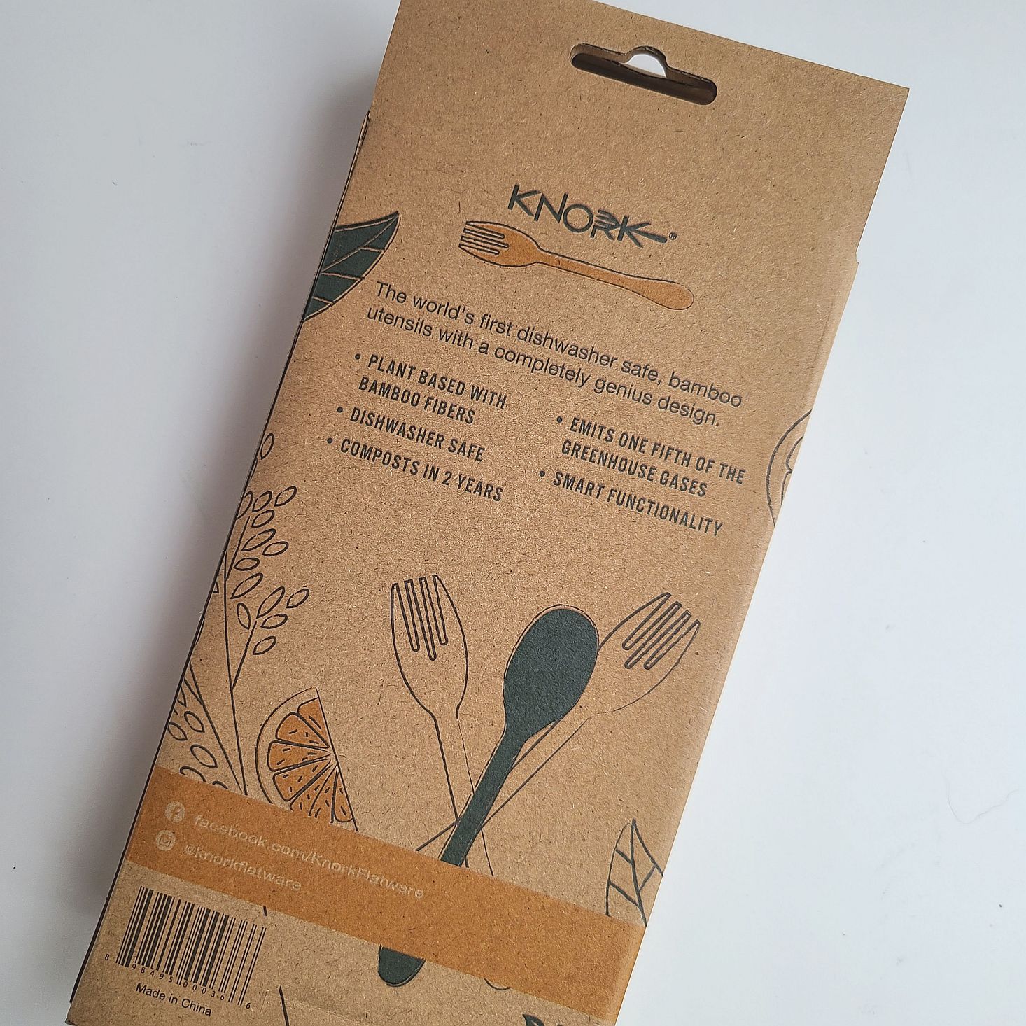 Ecocentric Moms Box August 2020 reusable forks & spoons packaging