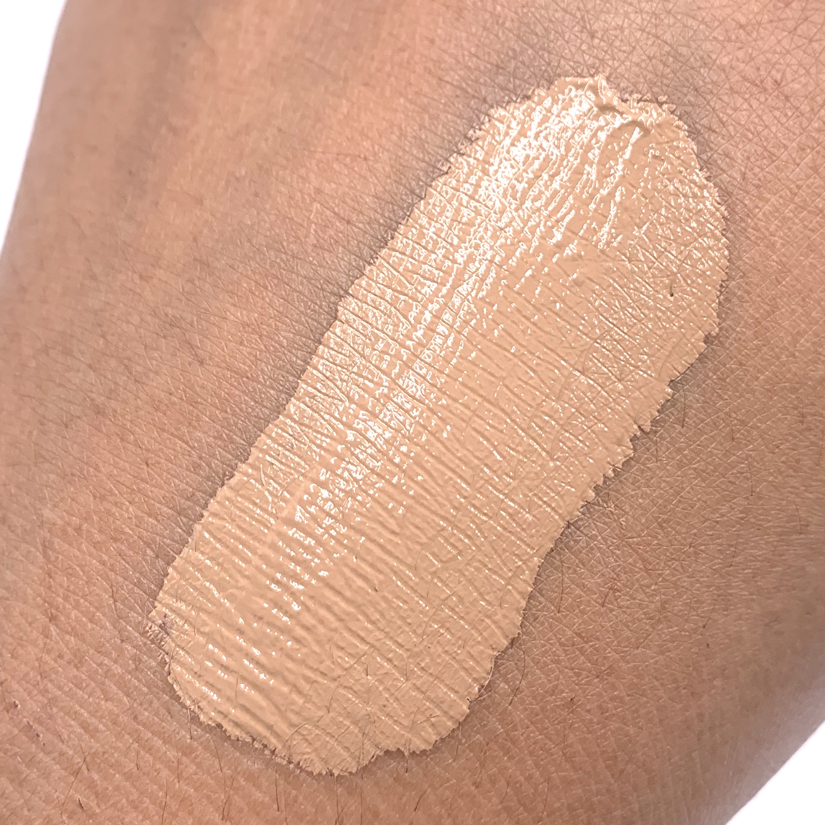 IT Cosmetics CC+ Cream with SPF 50+ in Tan Swatch for Ipsy Glam Bag September 2020