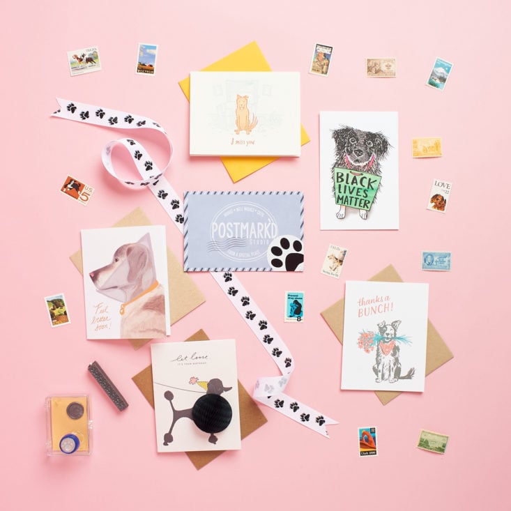 All stationery items from Postmark'd August box.