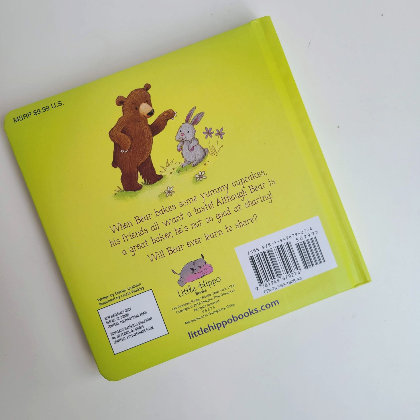 Preschool Box September 2020 book back cover