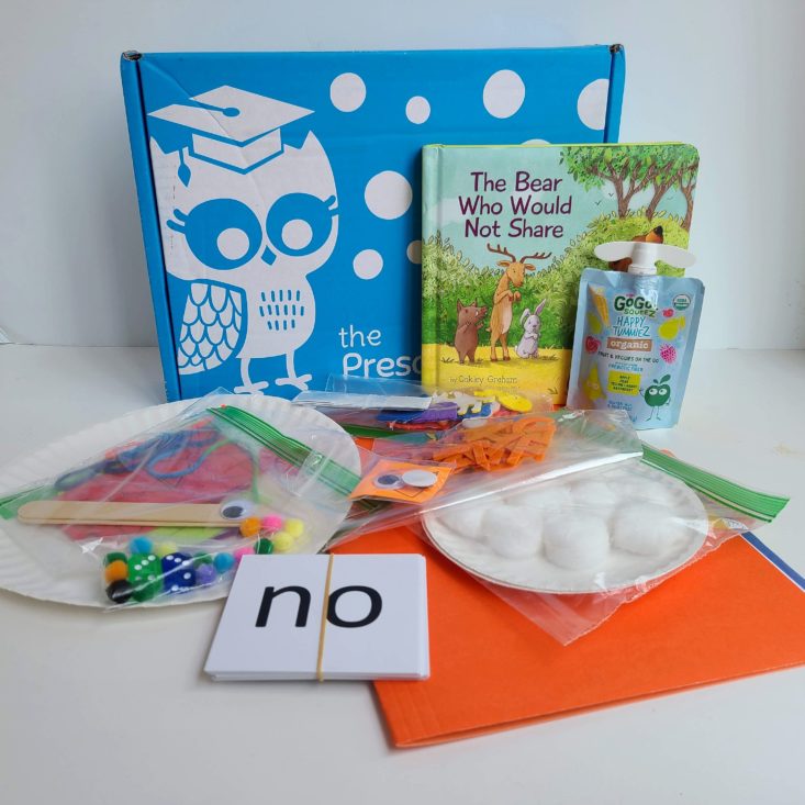 Preschool Box September 2020 all items