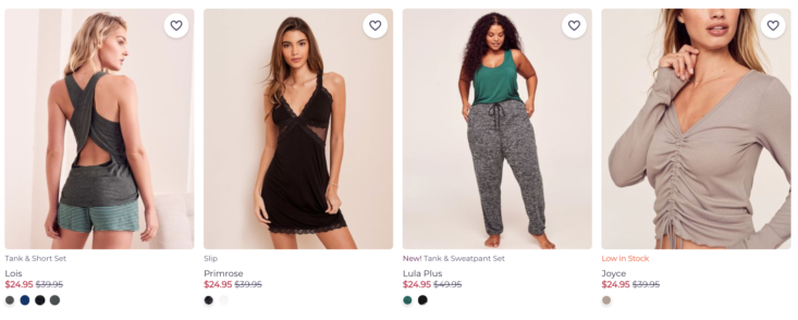 Adore Me Lula Women's Plus-Size Tank & Sweatpant Loungewear Set