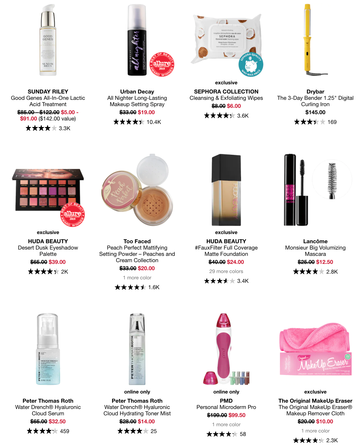 Sephora Labor Day Sale Up To 50 Off! MSA