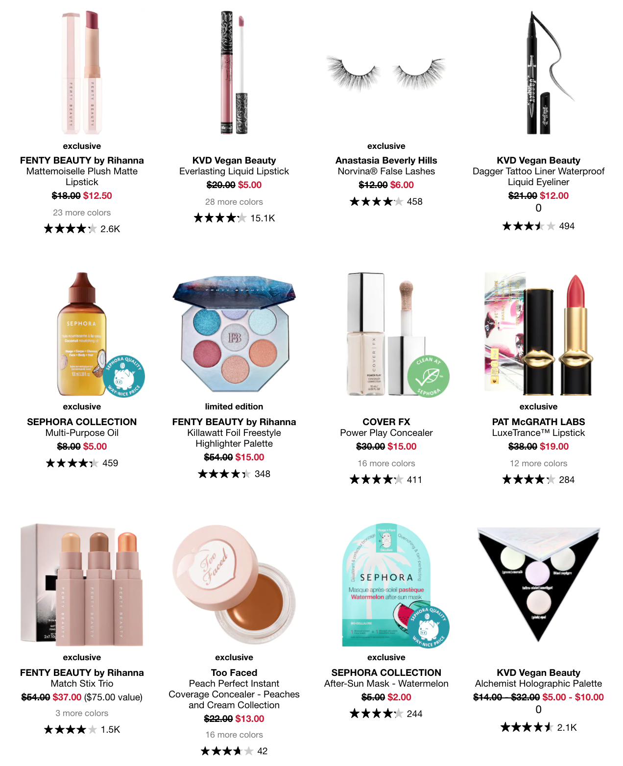 Sephora Labor Day Sale Up To 50 Off! MSA