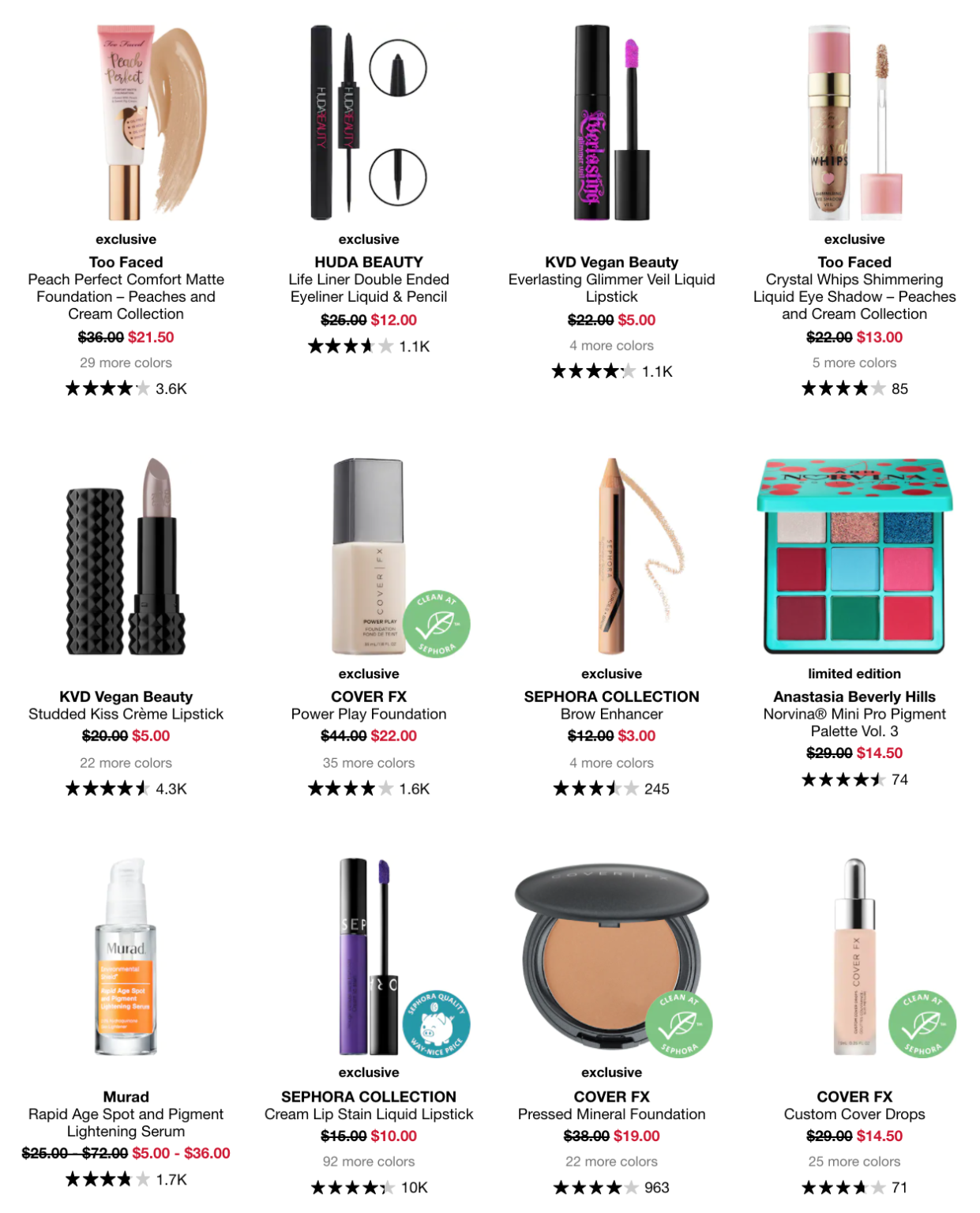 Sephora Labor Day Sale Up To 50 Off! MSA