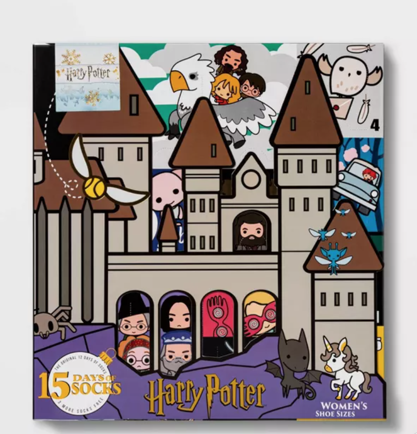 Harry Potter Castle 15 Days of Socks Advent Calendar – Available Now!