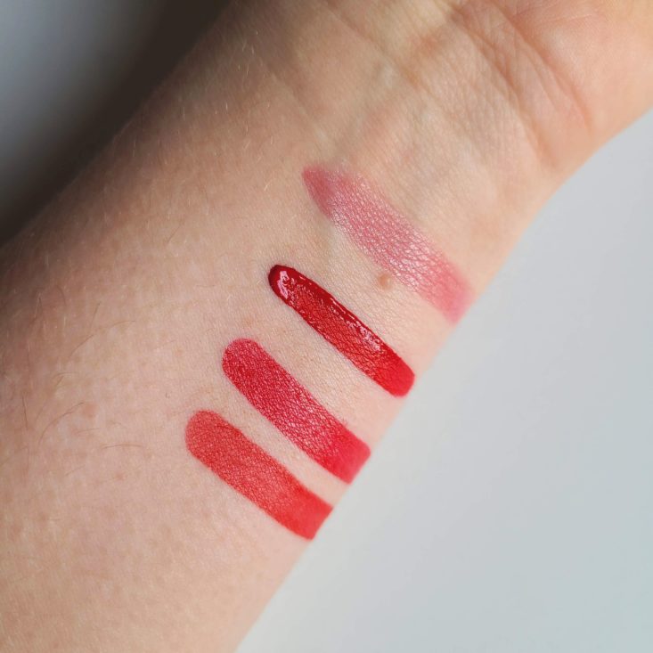 Sephora Favorites Give Me More Lip 2020 - Red swatches