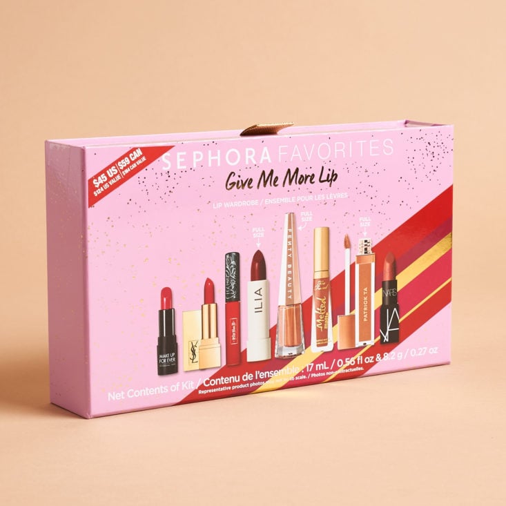 Sephora Favorites Give Me More Lip September 2020 - box