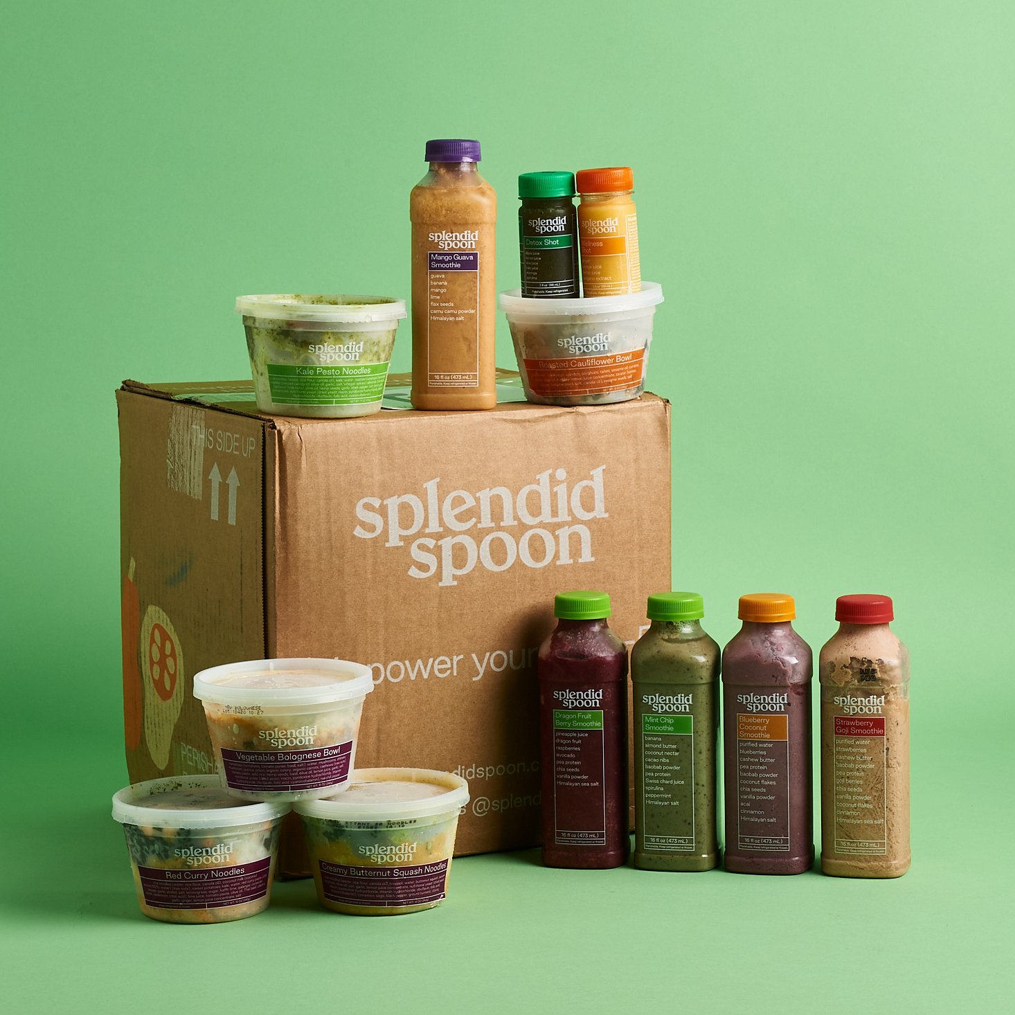 My Splendid Spoon Review – New Noodle Bowls, Wellness Shots, & Smoothie Flavors