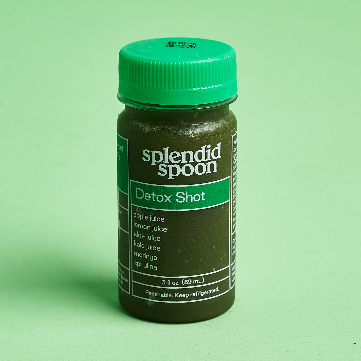 Splendid Spoon August 2020 detox shot