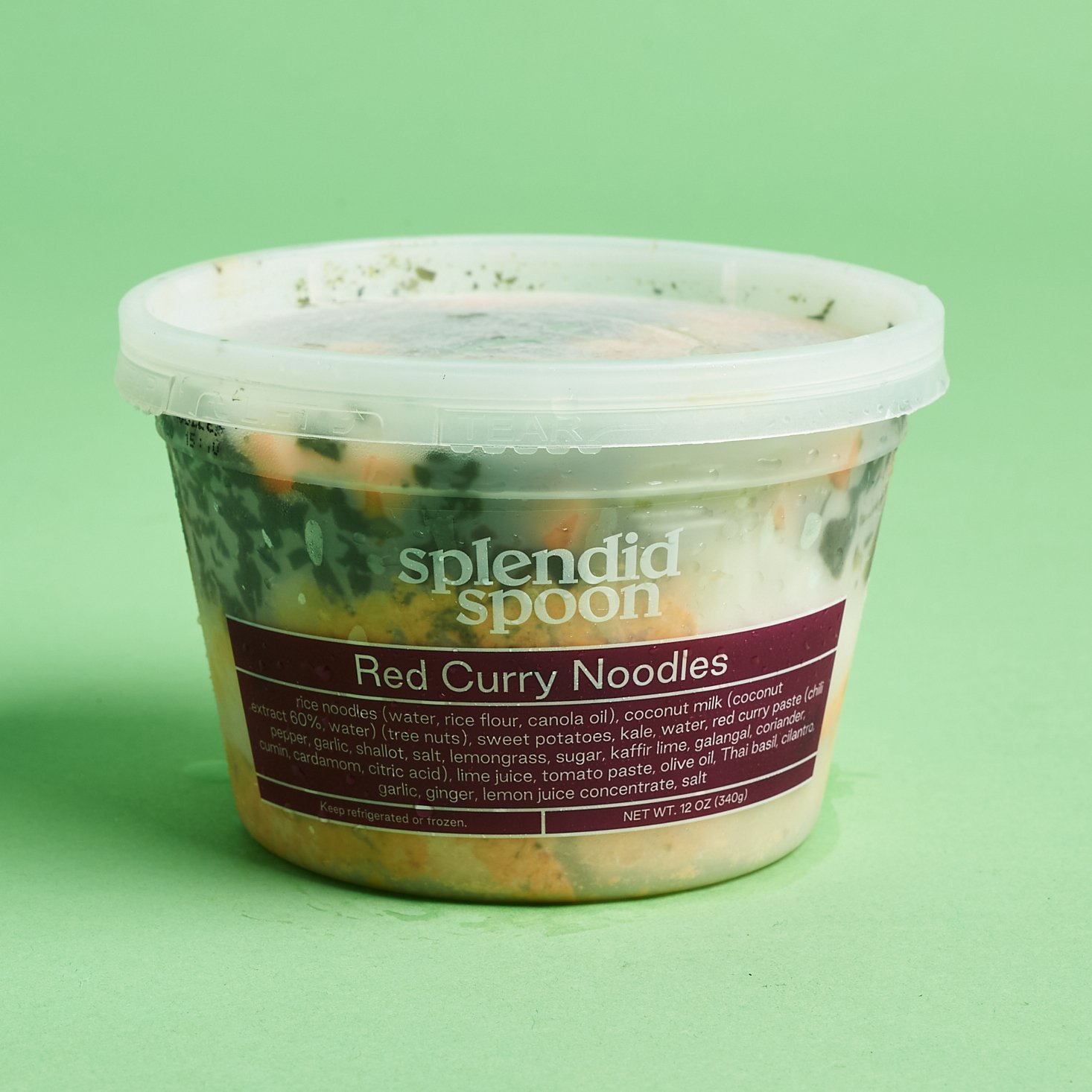 Splendid Spoon August 2020 red curry noodles