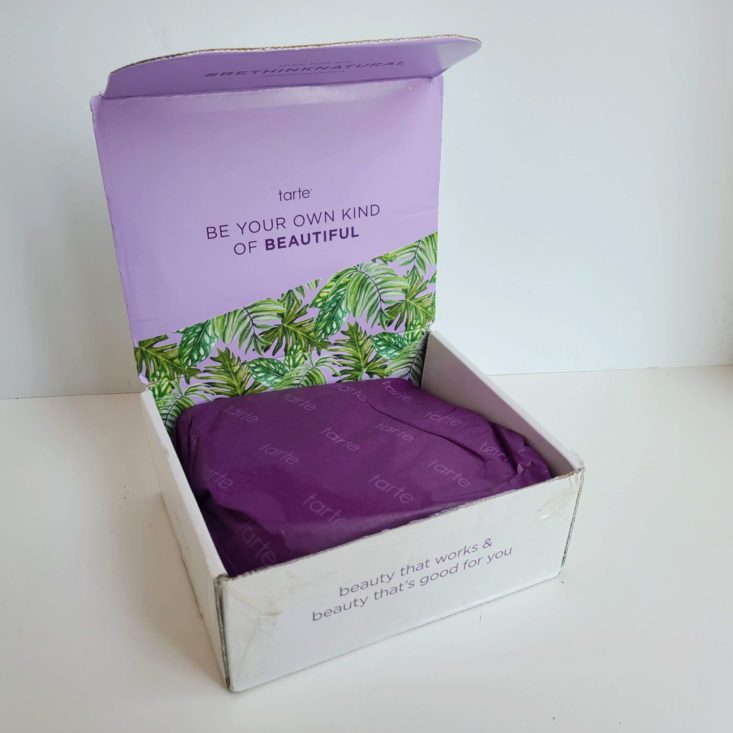 Tarte Create Your Own Kit August 2020 inside box