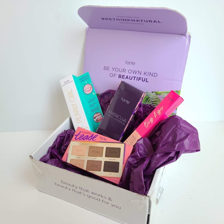 Tarte Create Your Own Kit August 2020 all items