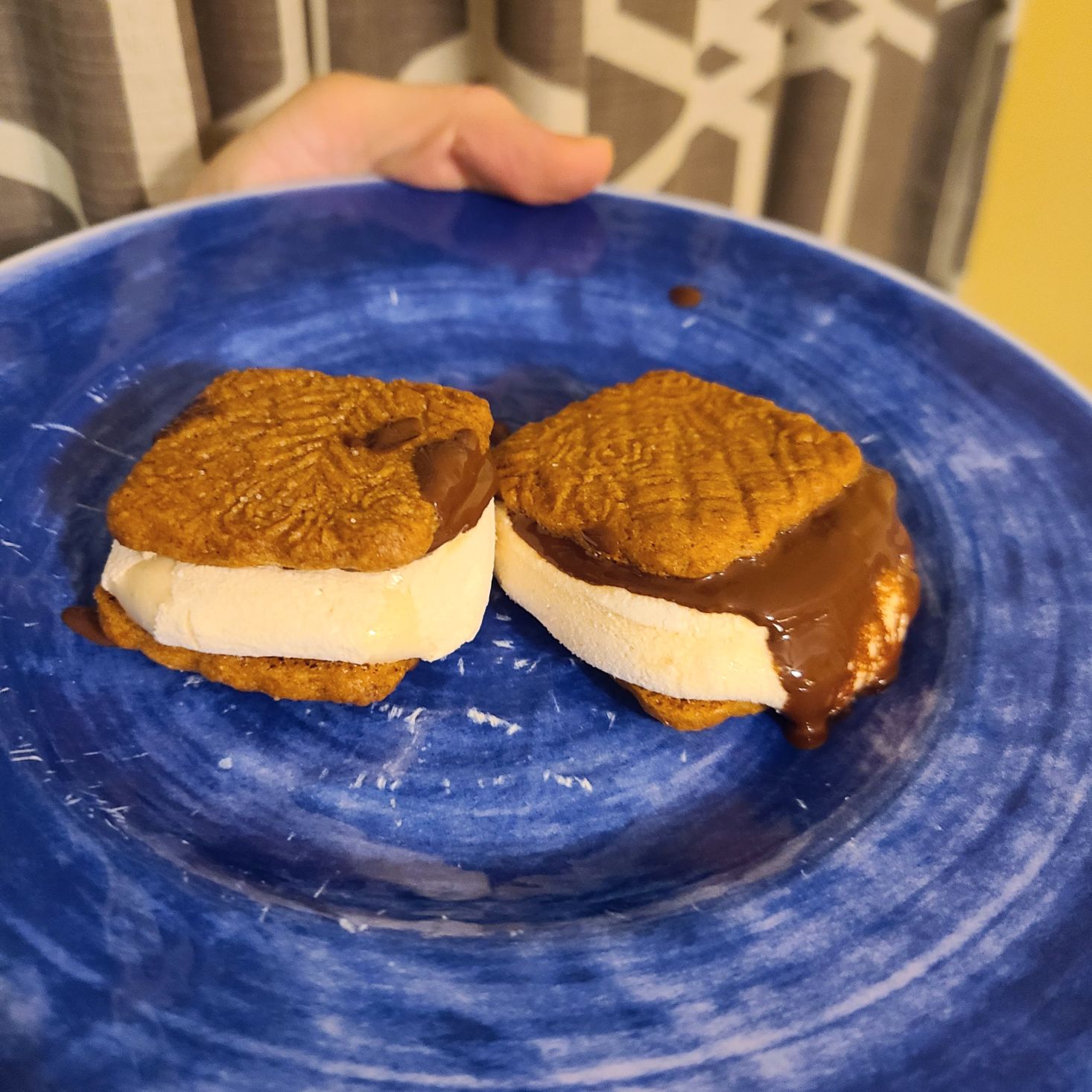 Marhsmallow Of The Month October 2020 oven smores sandwich