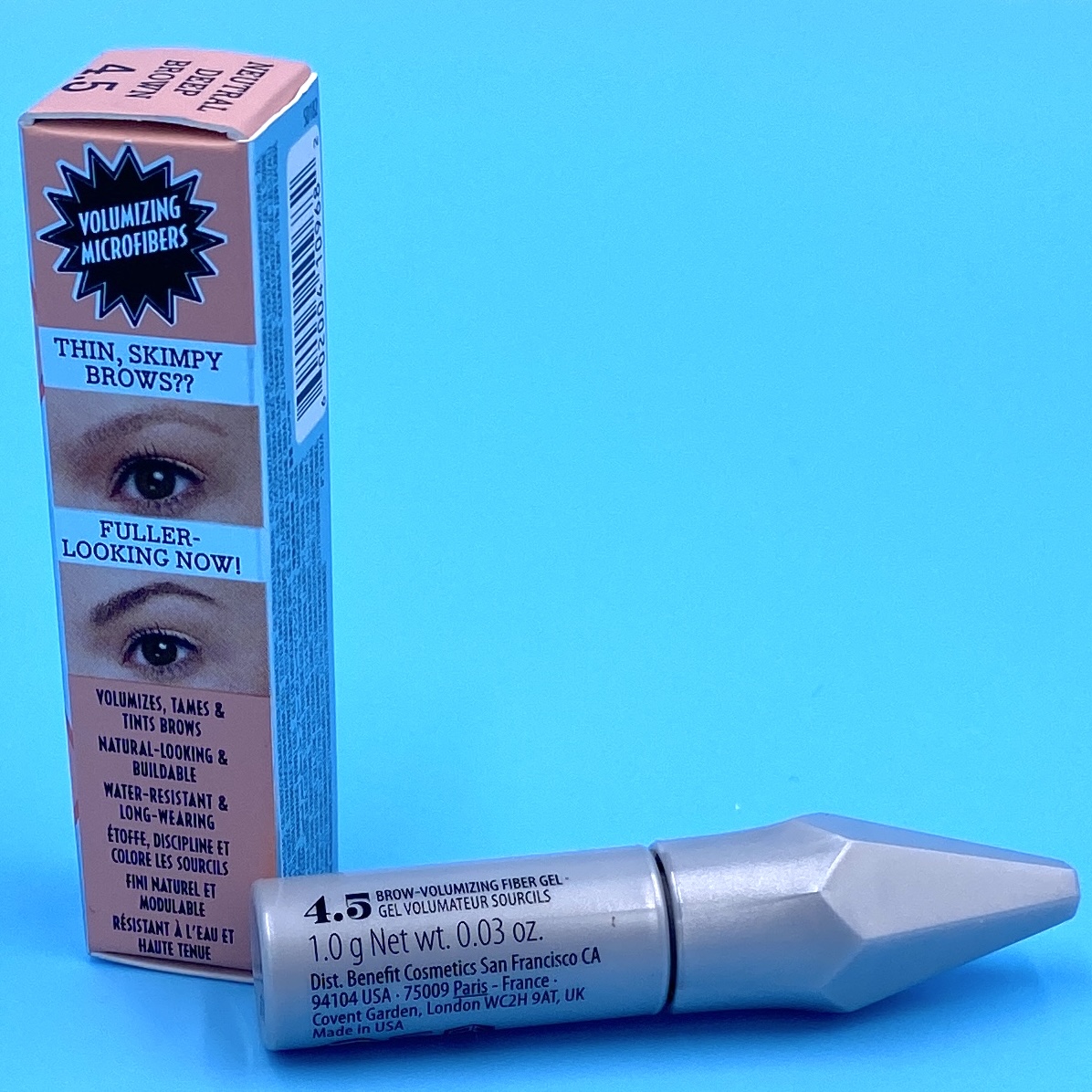 Benefit Cosmetics Gimmie Brow+ Voluminizing Eyebrow Gel in 4.5 Back for Ipsy Glam Bag October 2020