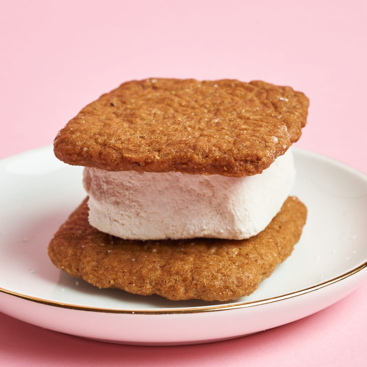 Marhsmallow Of The Month October 2020 cookie marshmallow sandwich