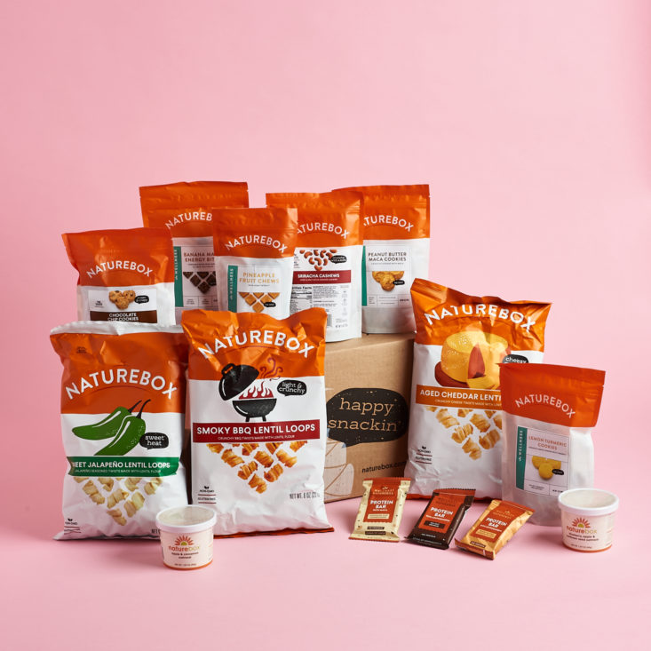 Naturebox October 2020 all snacks