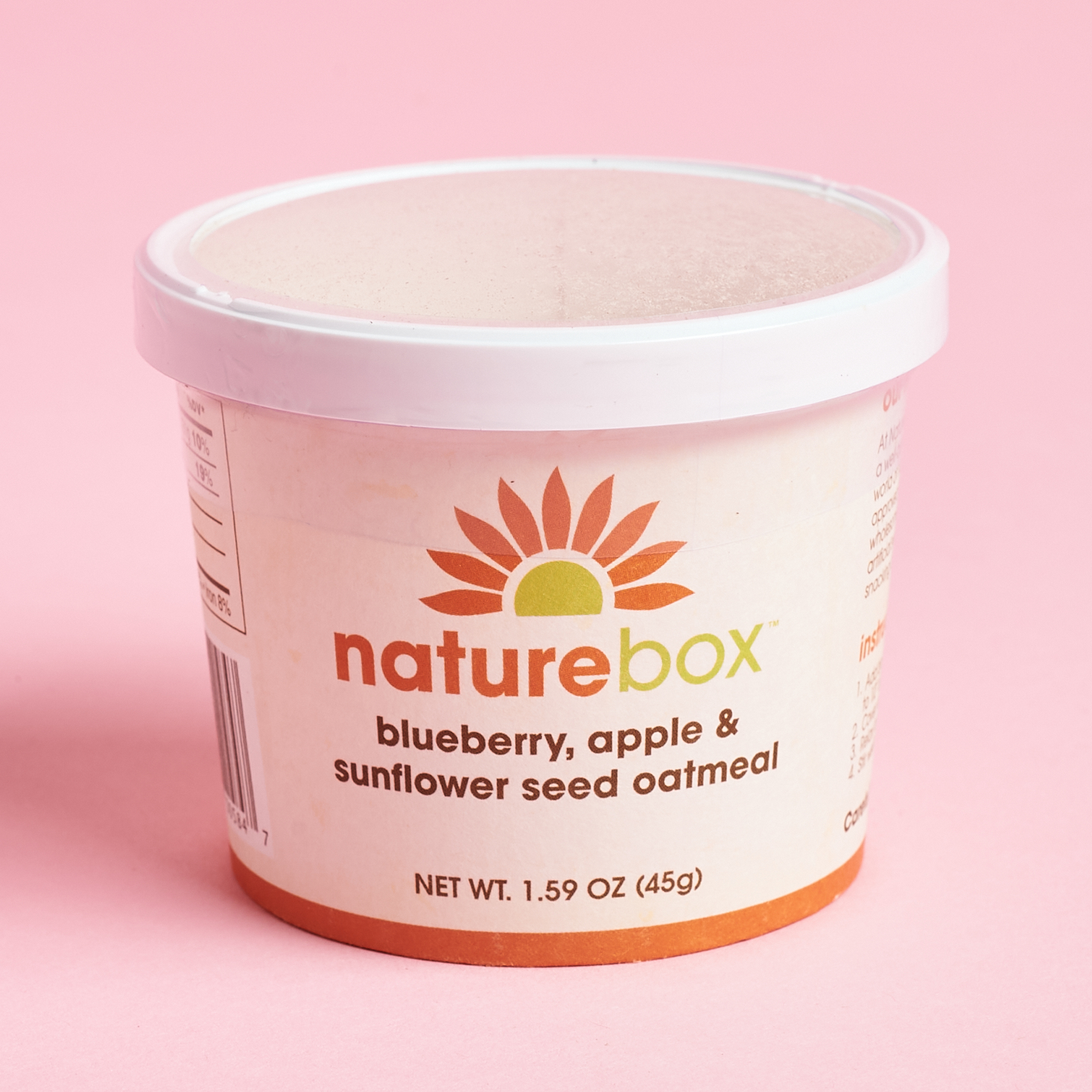 Naturebox October 2020 oatmeal