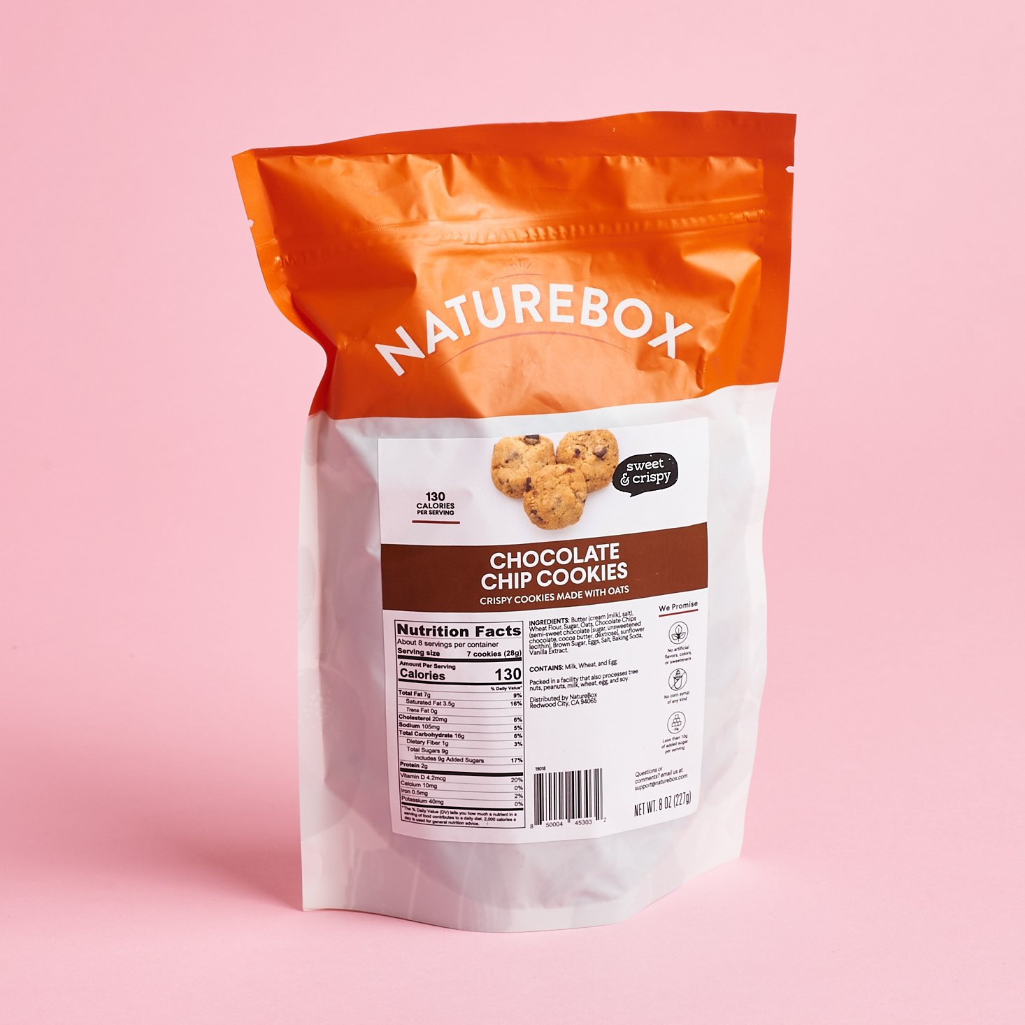 Naturebox October 2020 chocolate chip cookies