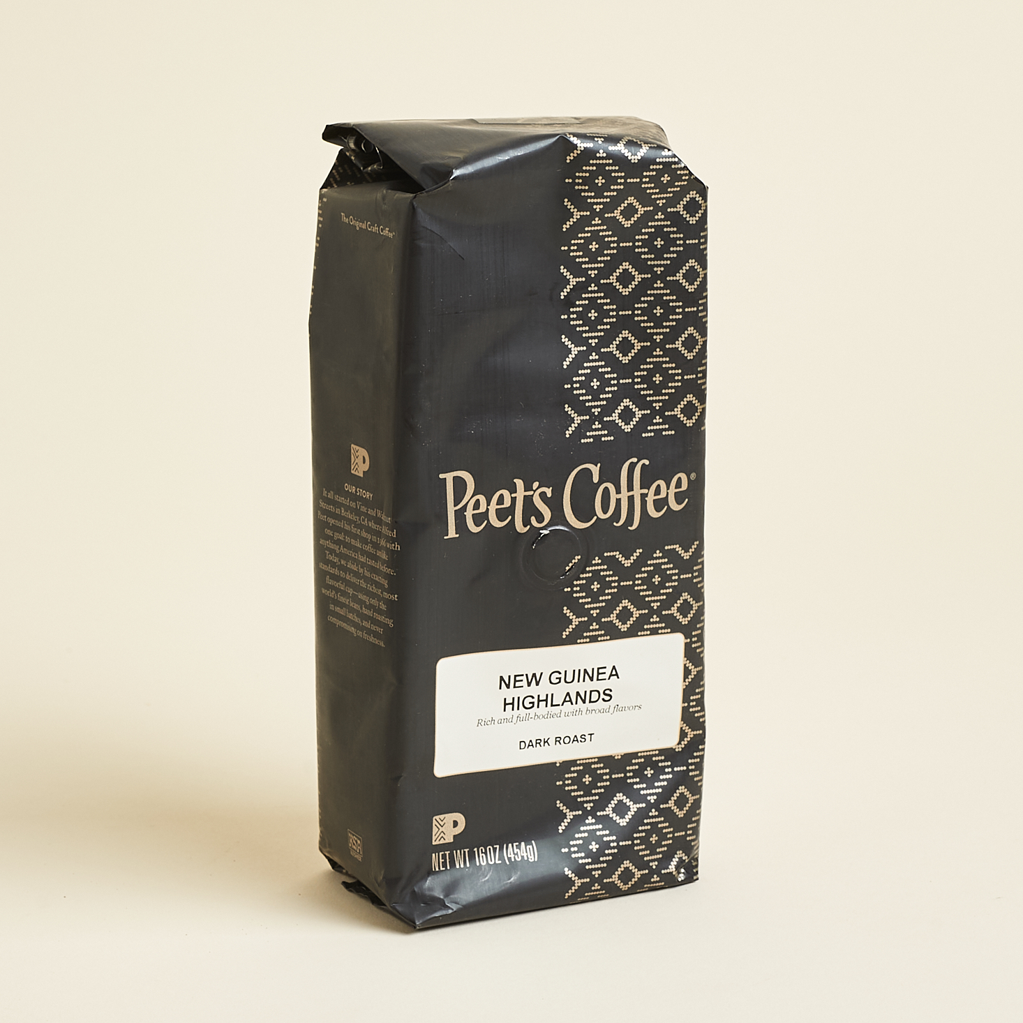 Peets Coffee New Guinea Highland Single Origin bag