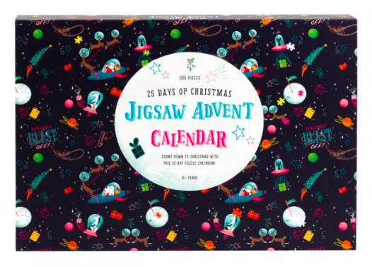 12 Days of Christmas Professor Puzzle Jigsaw Advent Calendar