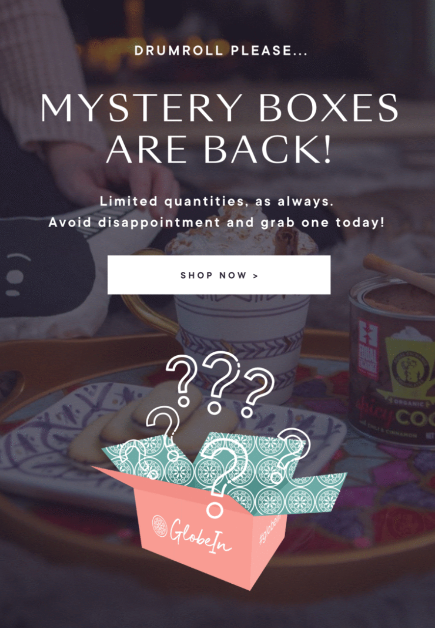 GlobeIn Holiday Mystery Boxes Available Now!