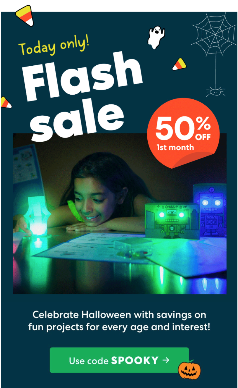 Today Only! KiwiCo Flash Sale – 50% Off Your First Box!