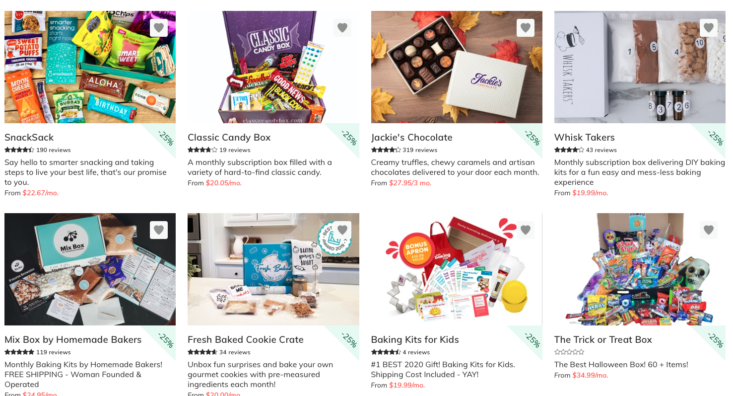 Cratejoy Sweets and Treats 25% Off Sale Selection October 2020