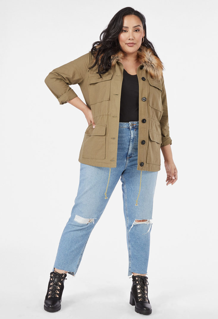 Plus-size women's clothing outfit from Shoedazzle.
