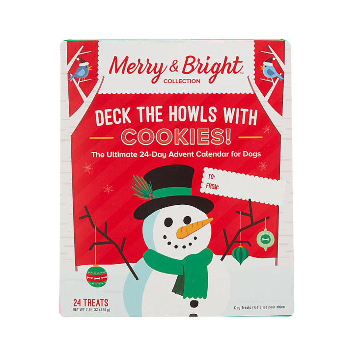 Merry & Bright™ Holiday Deck The Howls with Cookies Advent Calendar Dog Treat