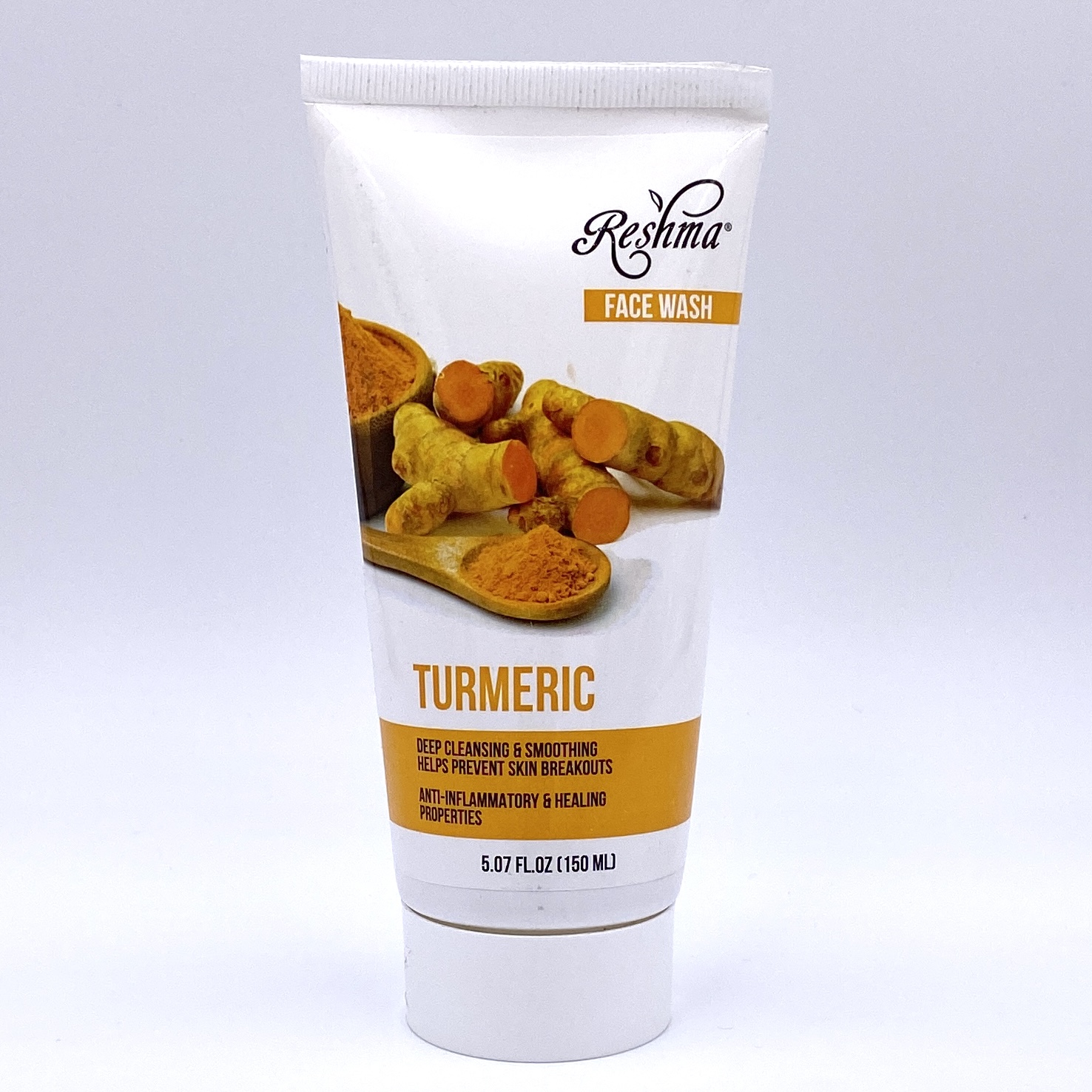 Reshma Beauty Turmeric Face Wash Front for Cocotique October 2020