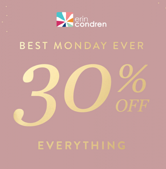 Erin Condren Cyber Monday Deal – 30% Off EVERYTHING + FREE Gift!