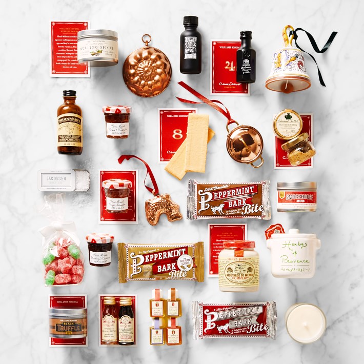 Gifts in Williams Sonoma 2020 Chuck's Luxury Advent Calendar