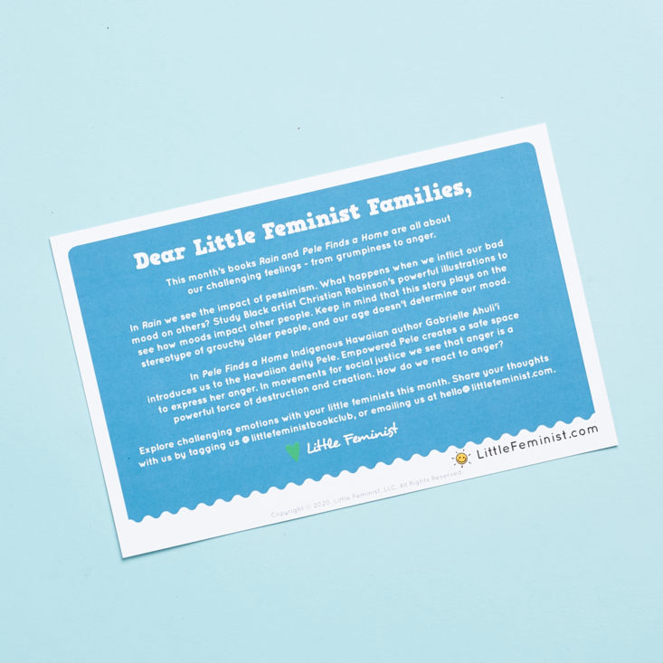 Little Feminist November 2020 - info card