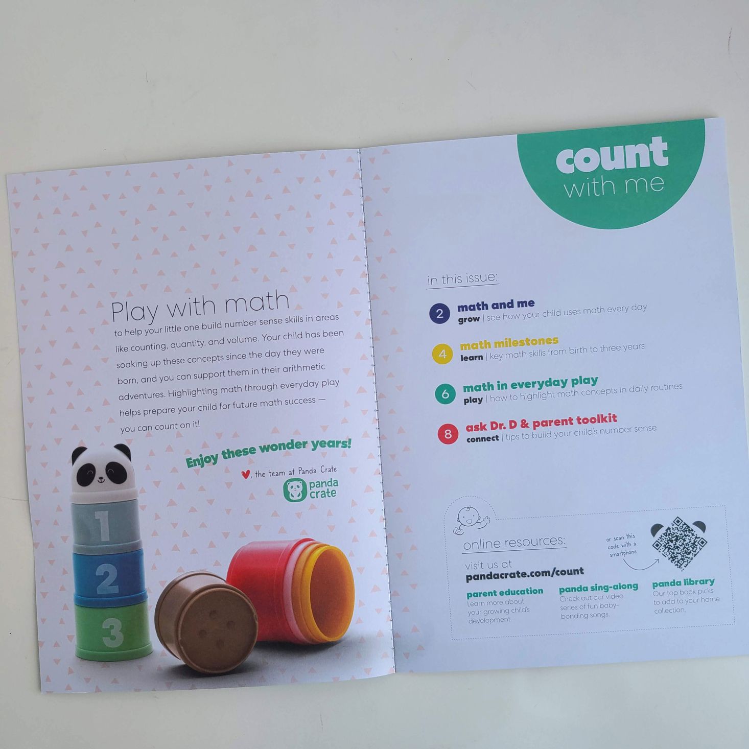 Panda Crate Count With Me Box inside magazine 1