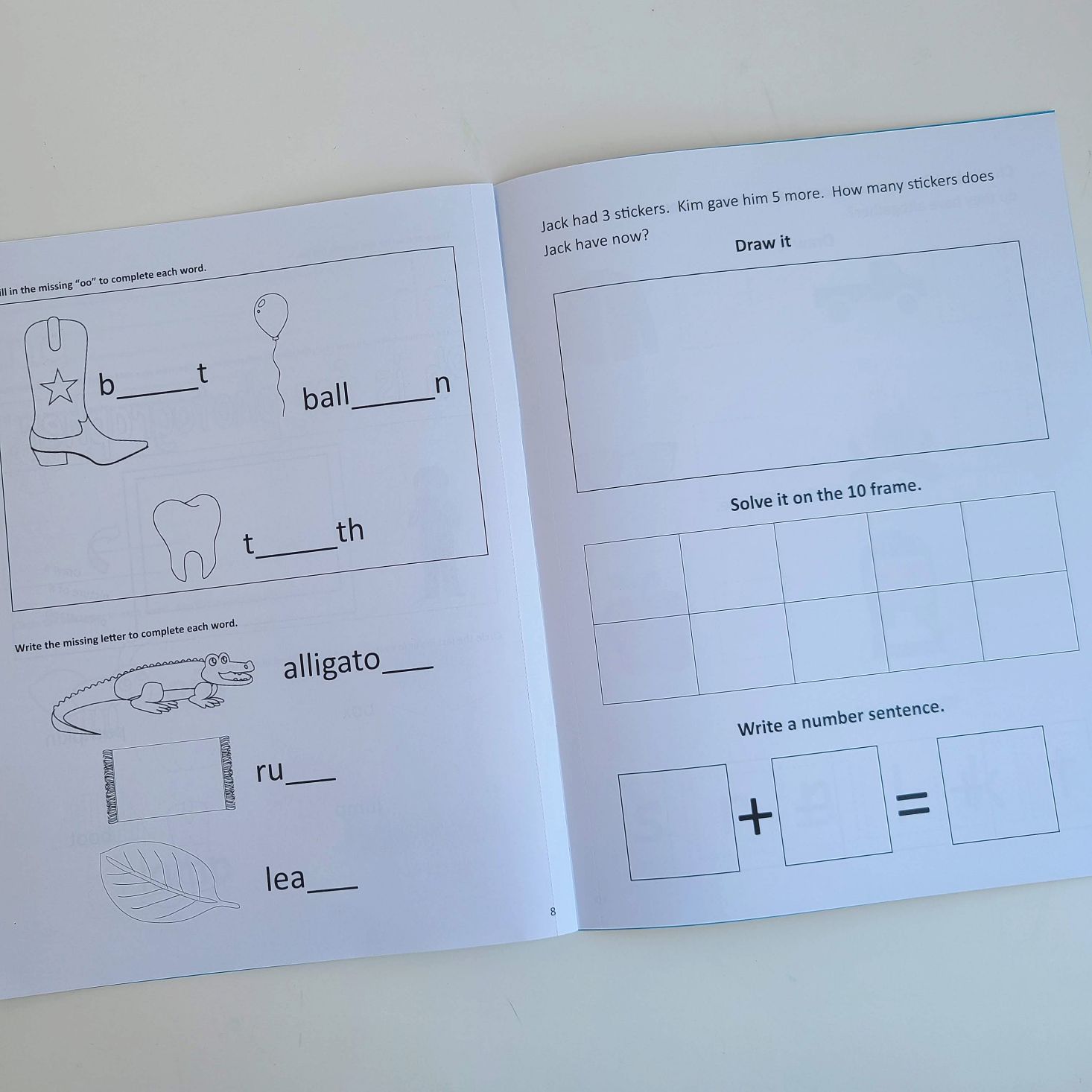 Preschool Box October 2020 worksheets 4 and 5