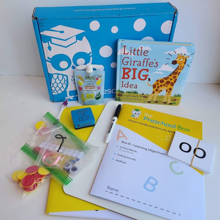 Preschool Box October 2020 all items