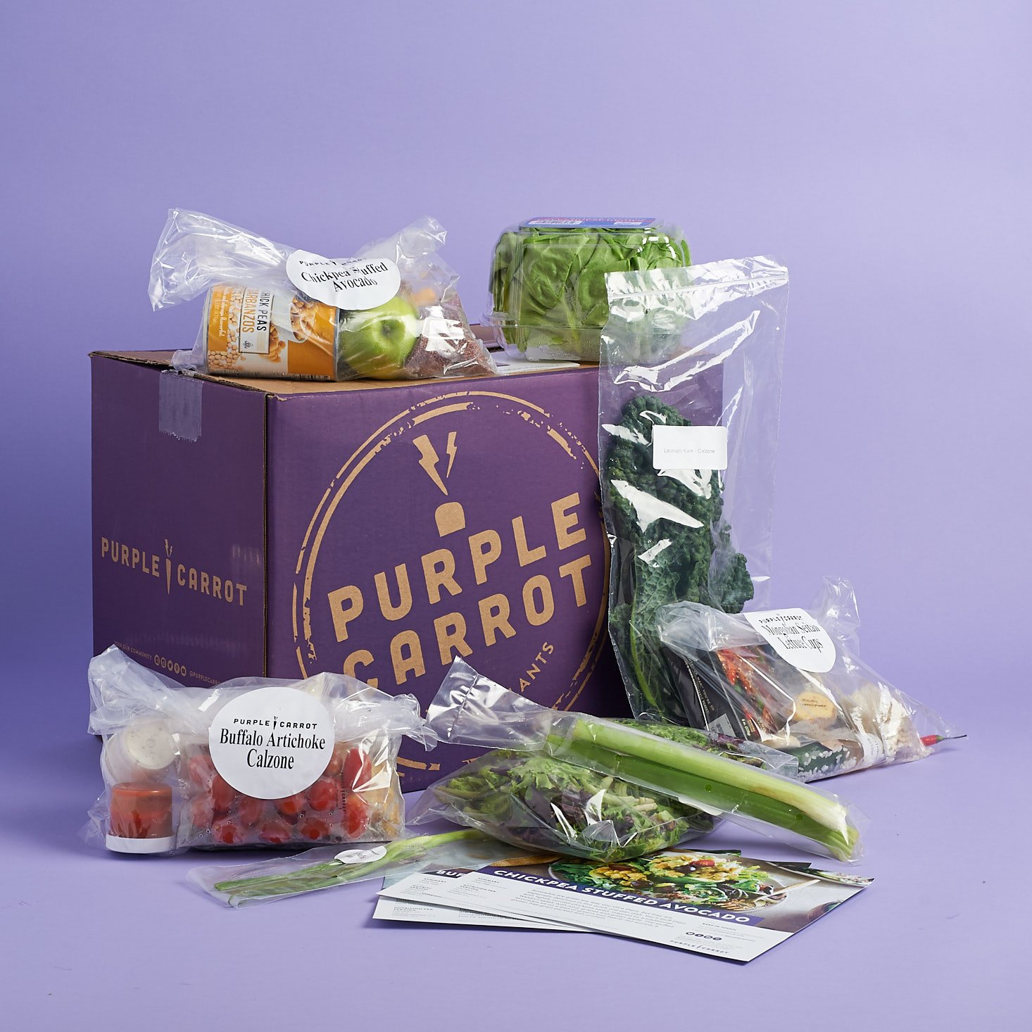 Purple Carrot Box Unpacked
