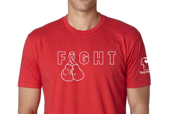 Represent red fight tee shirt