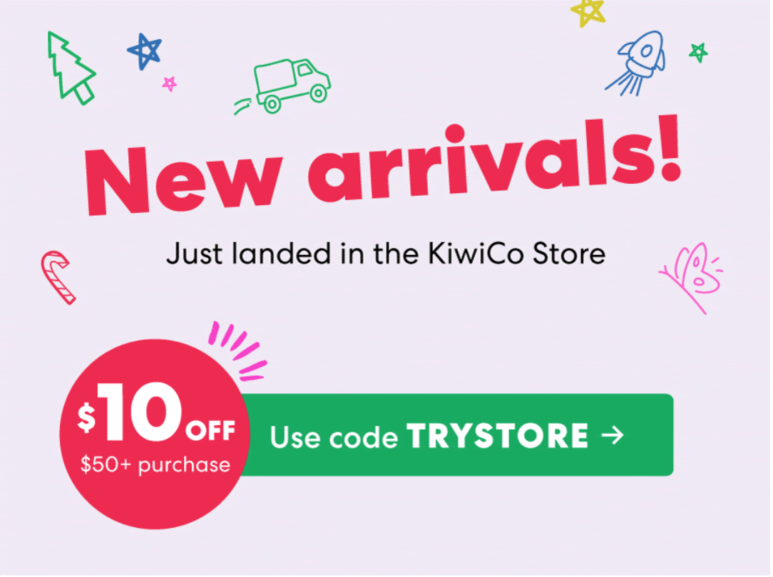 KiwiCo Sale – $10 Off Store Purchases + 40% Off Your First Month!