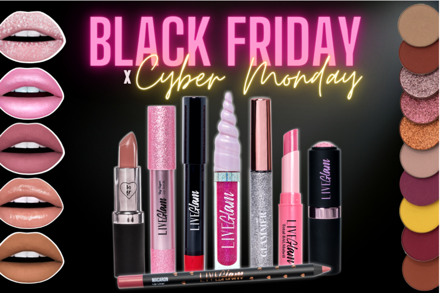 LiveGlam Black Friday Deal – Free Brushes Or Lippies With Lippie Club, Brush Club, & Eyeshadow Club Subscription!