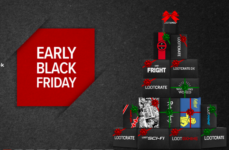 Loot Crate Black Friday Deal – 25% Select Boxes!