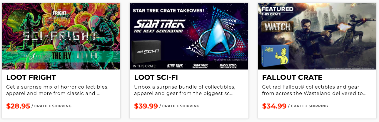 Loot Crate Black Friday Deal - 25% Select Boxes! | MSA