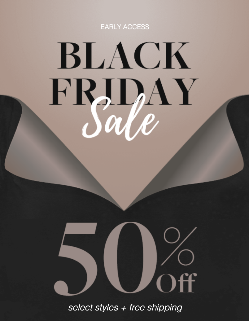 Elizabeth and Clarke Black Friday 50% Off Sale!