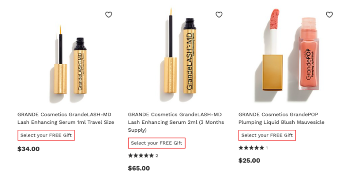 Look Fantastic Grande Cosmetics Black Friday Novemebr 2020 Sale