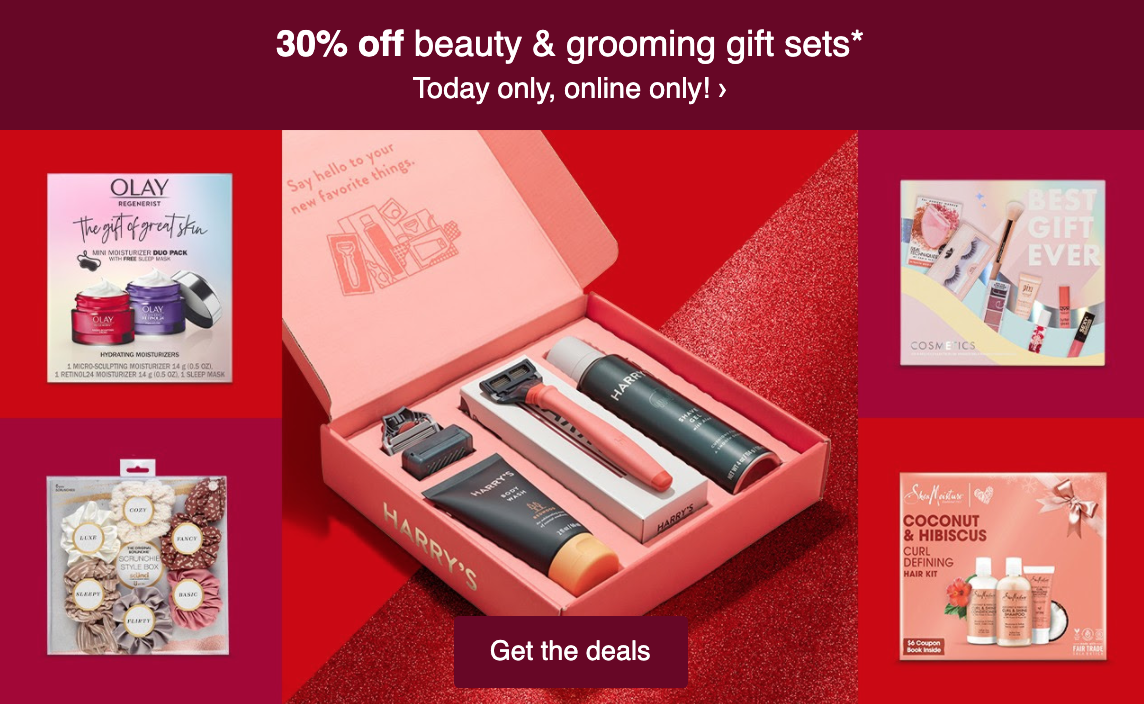 Today Only! Target Black Friday Sale – 30% Off All Beauty Kits!