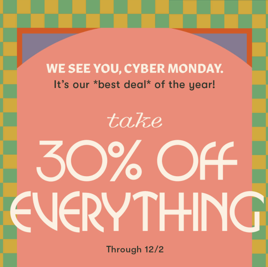 Ban.do Cyber Monday Deal – Save 30% Off Sitewide!